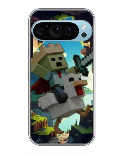 Чехол для Google Pixel 9 Pro с картинкой «Стив и гусь»