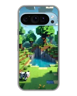 Чехол для Google Pixel 9 Pro с картинкой «Minecraft летний день»