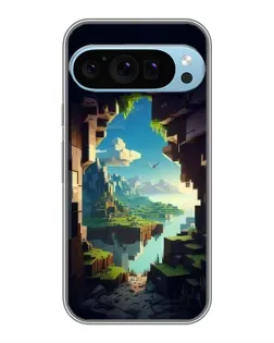 Чехол для Google Pixel 9 Pro с картинкой «Вид из пещеры»
