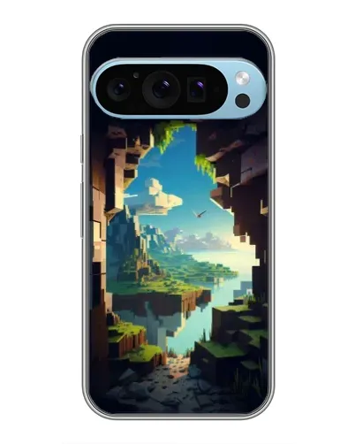Чехол для Google Pixel 9 Pro с картинкой «Вид из пещеры»