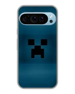 Чехол для Google Pixel 9 Pro с картинкой «Крипер текстура»