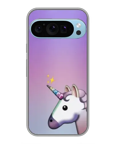 Чехол для Google Pixel 9 Pro с картинкой «Единорог градиент»