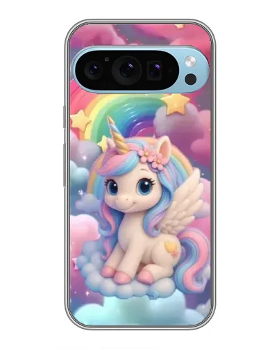 Чехол для Google Pixel 9 Pro с картинкой «Маленький единорог»