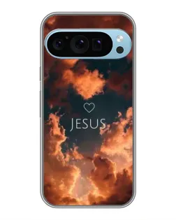 Чохол для Google Pixel 9 Pro з картинкою «Сяйво Імені Jesus»