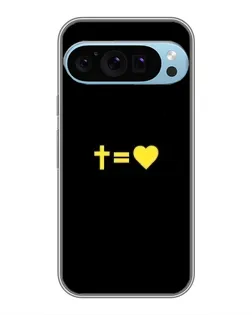 Чохол для Google Pixel 9 Pro з картинкою «Серце та Хрест»