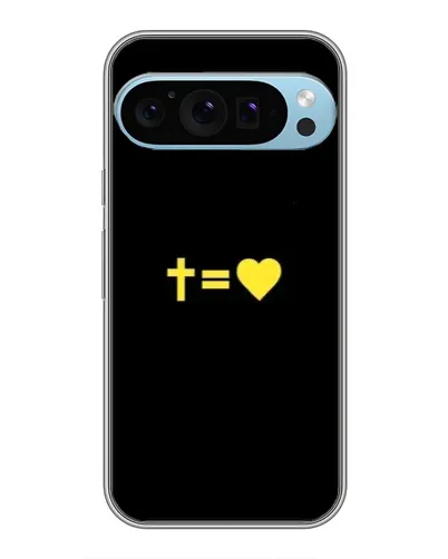 Чохол для Google Pixel 9 Pro з картинкою «Серце та Хрест»