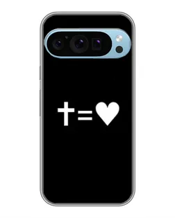 Чохол для Google Pixel 9 Pro з картинкою «Хрест та Серце»