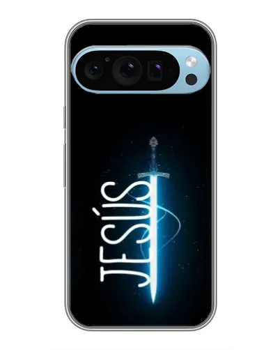 Чохол для Google Pixel 9 Pro з картинкою «Меч Духа Jesus»