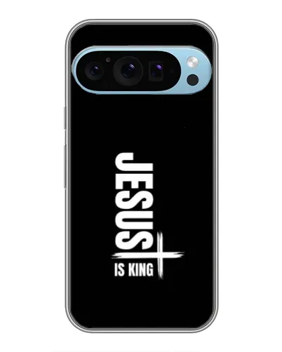 Чохол для Google Pixel 9 Pro з картинкою «Вертикаль віри Jesus»