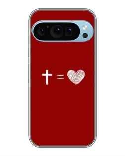 Чехол для Google Pixel 9 Pro с картинкой «Уравнение любви»