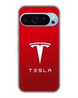 Чехол для Google Pixel 9 Pro с картинкой «Tesla Red Classic»