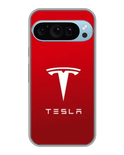 Чехол для Google Pixel 9 Pro с картинкой «Tesla Red Classic»