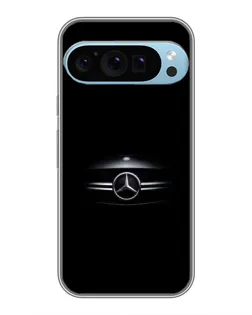 Чехол для Google Pixel 9 Pro с картинкой «Mercedes — абстрактные линии»