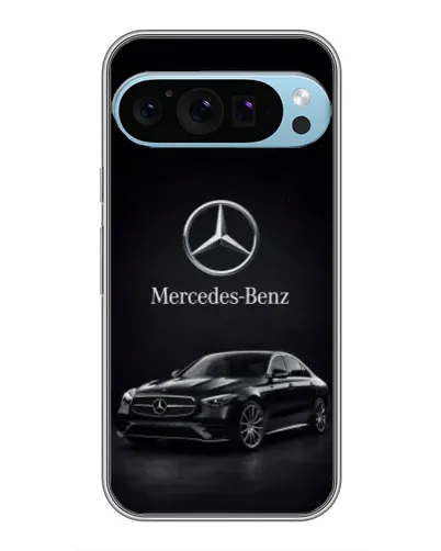Чехол для Google Pixel 9 Pro с картинкой «Mercedes — решетка радиатора»