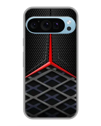 Чехол для Google Pixel 9 Pro с картинкой «Mercedes Carbon Grid»