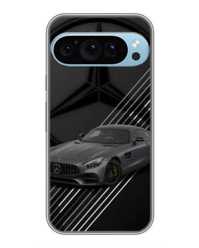 Чехол для Google Pixel 9 Pro с картинкой «Mercedes AMG — графика»
