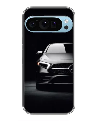 Чехол для Google Pixel 9 Pro с картинкой «Свет фар Mercedes»