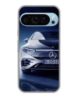 Чехол для Google Pixel 9 Pro с картинкой «Mercedes EQ — будущее»