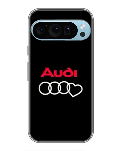 Чехол для Google Pixel 9 Pro с картинкой «Логотип Audi Heart»