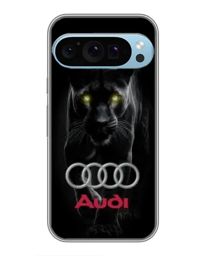 Чехол для Google Pixel 9 Pro с картинкой «Пантера и Audi»