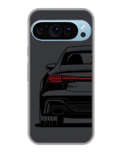 Чехол для Google Pixel 9 Pro с картинкой «Задняя часть Audi — арт»