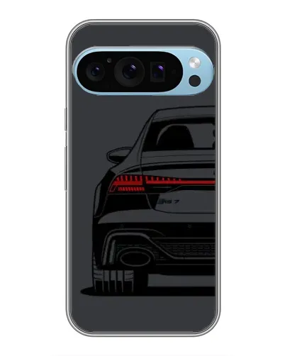 Чехол для Google Pixel 9 Pro с картинкой «Задняя часть Audi — арт»