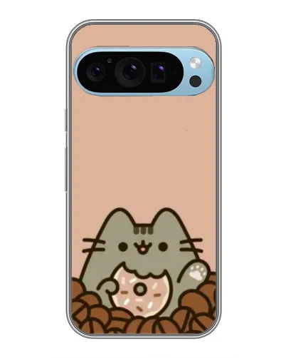 Чехол для Google Pixel 9 Pro с картинкой «Кофейный Пушин»