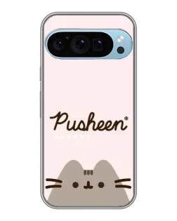Чехол для Google Pixel 9 Pro с картинкой «Pusheen логотип»