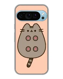 Чехол для Google Pixel 9 Pro с картинкой «Пушин пузиком кверху»