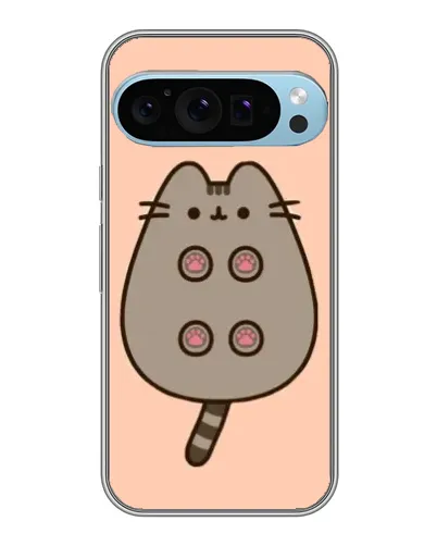 Чехол для Google Pixel 9 Pro с картинкой «Пушин пузиком кверху»