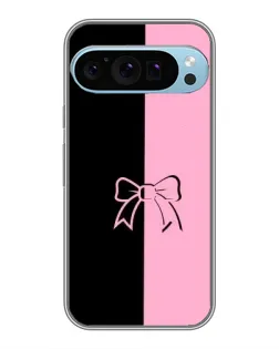Чехол для Google Pixel 9 Pro с картинкой «Половинки банта»