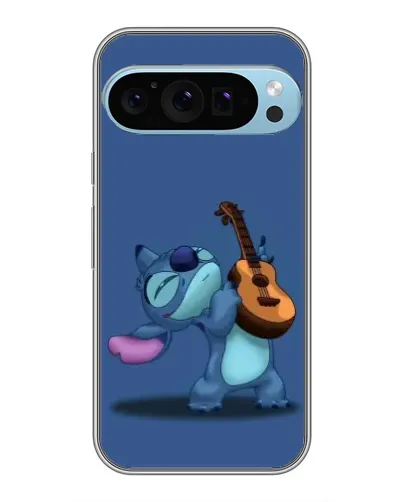 Чехол для Google Pixel 9 Pro с картинкой «Стич с укулеле»