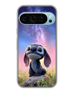 Чехол для Google Pixel 9 Pro с картинкой «Стич на рассвете»