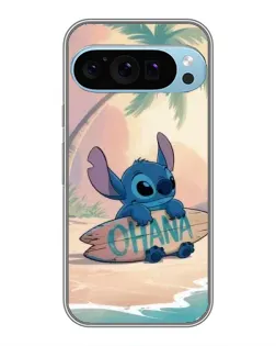 Чехол для Google Pixel 9 Pro с картинкой «Стич на серфе»