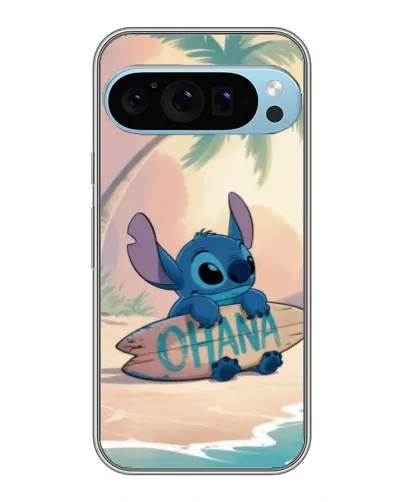 Чехол для Google Pixel 9 Pro с картинкой «Стич на серфе»