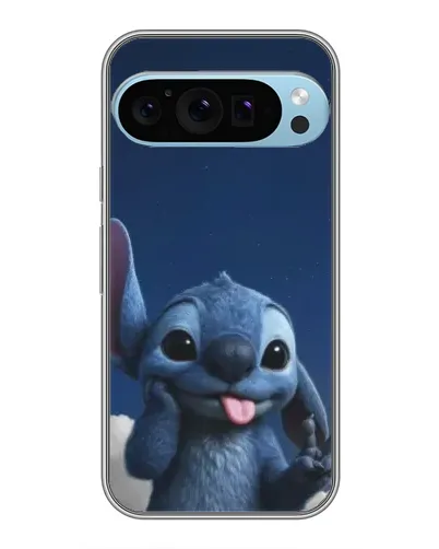 Чехол для Google Pixel 9 Pro с картинкой «Стич в облаках»