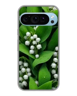 Чехол для Google Pixel 9 Pro с картинкой «Ландыши в зелени»