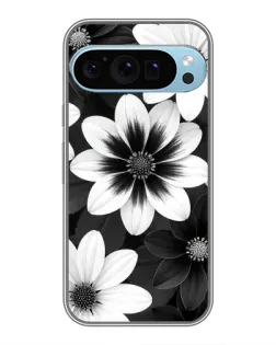 Чехол для Google Pixel 9 Pro с картинкой «Монохромные астры»