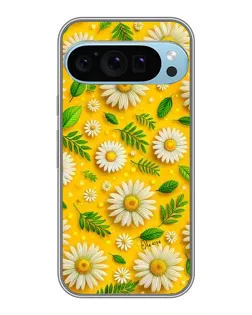Чехол для Google Pixel 9 Pro с картинкой «Ромашковое солнце»
