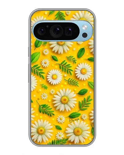 Чехол для Google Pixel 9 Pro с картинкой «Ромашковое солнце»