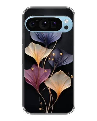 Чехол для Google Pixel 9 Pro с картинкой «Лиловые цветы грации»