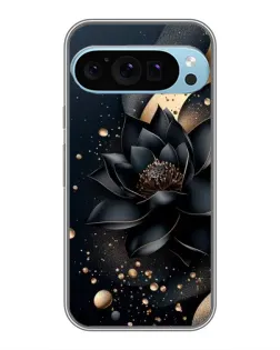 Чехол для Google Pixel 9 Pro с картинкой «Черный лотос»