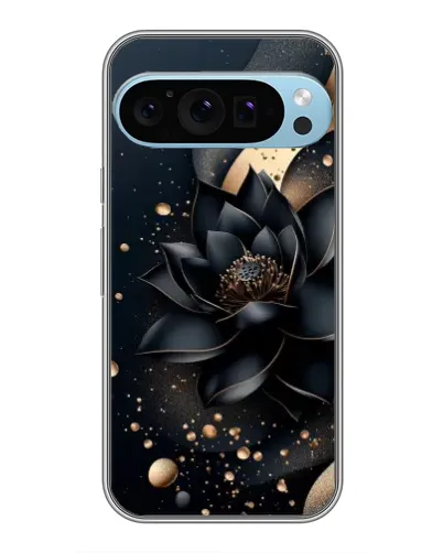 Чехол для Google Pixel 9 Pro с картинкой «Черный лотос»