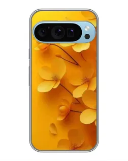 Чехол для Google Pixel 9 Pro с картинкой «Золотые лепестки»