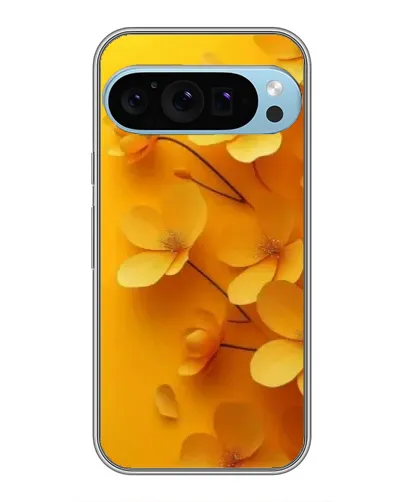 Чехол для Google Pixel 9 Pro с картинкой «Золотые лепестки»