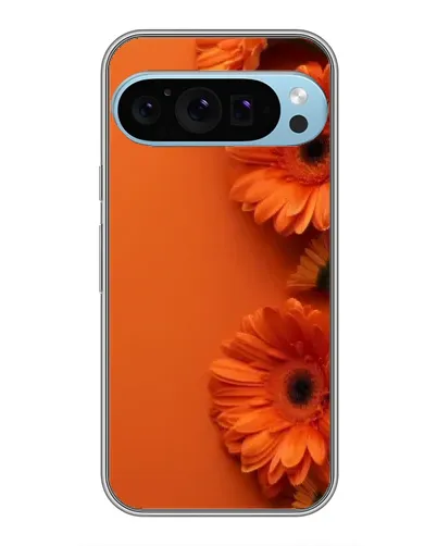 Чехол для Google Pixel 9 Pro с картинкой «Оранжевые герберы»