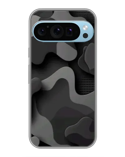 Чехол для Google Pixel 9 Pro с картинкой «Темный абстрактный камуфляж»