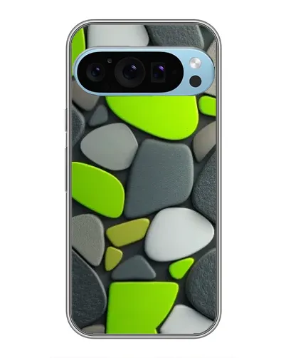 Чехол для Google Pixel 9 Pro с картинкой «Яркая неоновая галька»
