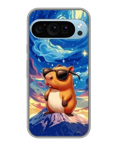 Чехол для Google Pixel 9 Pro с картинкой «Капибара Ван Гога»