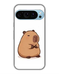 Чехол для Google Pixel 9 Pro с картинкой «Толстенькая капибара»
